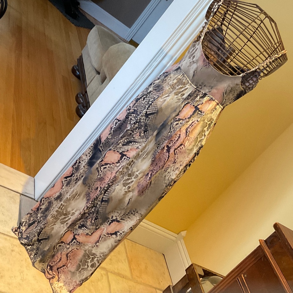 Reptile Patterned Maxi Dress - Picture 2 of 5
